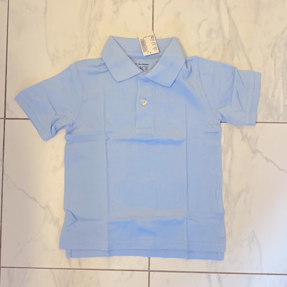 Children’s Place Brook Blue Polo Short Sleeves, 4T